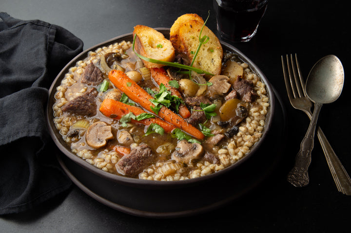 Beef Barley Soup Meal (for 4)