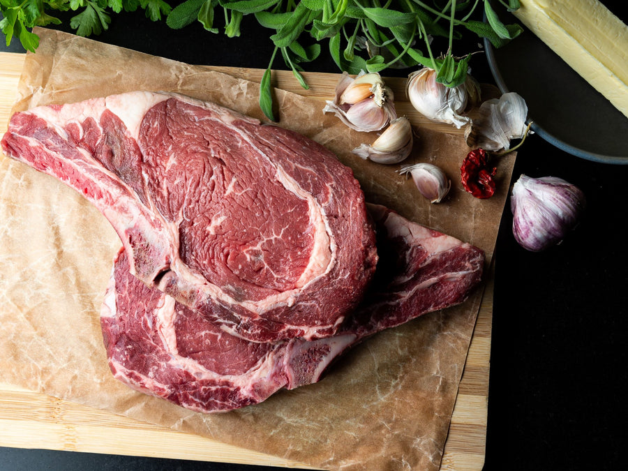 Bone-in Rib Steak (16 oz) - $22.50/lb